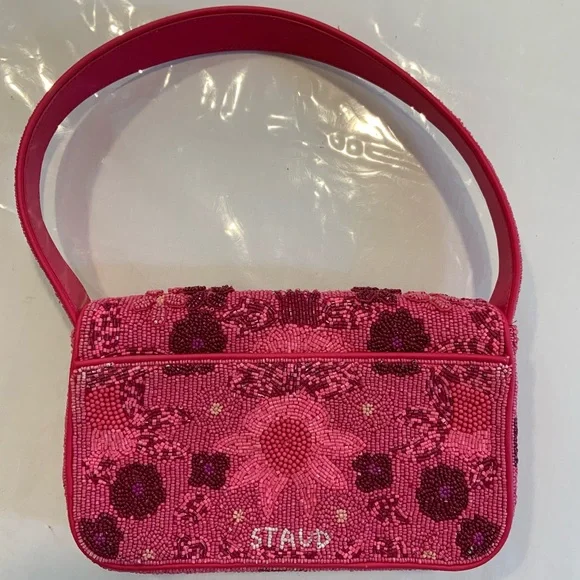 STAUD TOMMY BEADED BAG BLOSSOM GARDEN PARTY - Picture 6 of 14